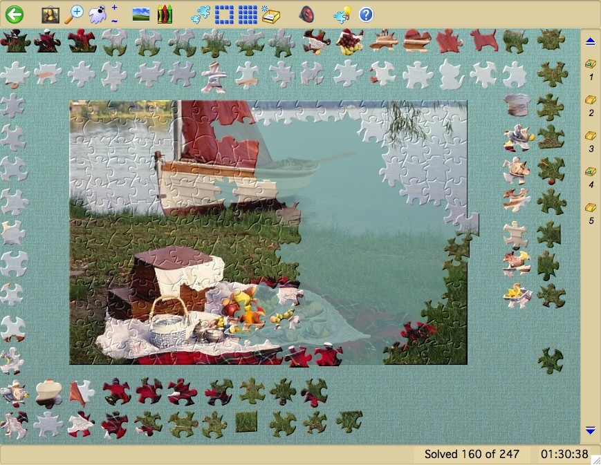 Jigsaws Galore Free Edition screen shot